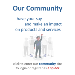 visit our Community site, to login, register or play as a spider!